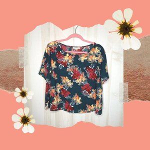 Paper Crown Silk Top (Anthropologie)